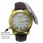 JF KENNEDY 1 Dollar Coin President Watch Japan Quartz + Date & Cover Men Gift W1