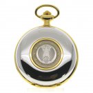 Authentic EURO Coin Pocket Watch Set Big 53 MM Men Gift Leather Pouch Chain C38 Authentic EURO Coin Pocket Watch Set Big 53 MM Men Gift Leather Pouch Chain C38