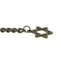 Albert Chain Pocket Watch Curb Link Chain Antique Brass Plating Fob T Bar AC38