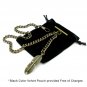Albert Chain Pocket Watch Curb Link Chain Antique Brass Plating Fob T Bar AC50