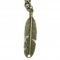 Albert Chain Pocket Watch Curb Link Chain Antique Brass Plating Fob T Bar AC50