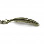Albert Chain Pocket Watch Curb Link Chain Antique Brass Plating Fob T Bar AC50