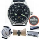 44mm STEEL Men Watch 6498 SEA-GULL ST3620 Swan-Neck Movement Sapphire Glass W416 44mm STEEL Men Watch 6498 SEA-GULL ST3620 Swan-Neck Movement Sapphire Glass W416