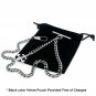 Albert Chain Silver Pocket Watch Curb Link Chain + Fleur-de-lis Fob T Bar AC68