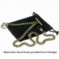 Albert Chain Pocket Watch Curb Link Chain Antique Brass Plating Fob T Bar AC24