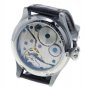 44mm STEEL Men Watch 6497 SEA-GULL ST3600 Swan-Neck Movement Sapphire Glass W409