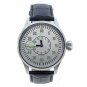 44mm STEEL Men Watch 6497 SEA-GULL ST3600 Swan-Neck Movement Sapphire Glass W409