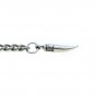 Albert Chain Pocket Watch Curb Link Chain Antique Silver Plating Fob T Bar AC65