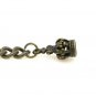 Albert Chain Pocket Watch Curb Link Chain Antique Brass Plating Fob T Bar AC60