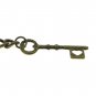 Albert Chain Pocket Watch Curb Link Chain Antique Brass Plating Fob T Bar AC17