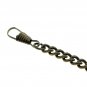Albert Chain Pocket Watch Curb Link Chain Antique Brass Plating Fob T Bar AC23