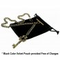 Albert Chain Pocket Watch Curb Link Chain Antique Brass Plating Fob T Bar AC40