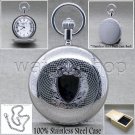Real Steel Pocket Watch Stainless Steel Case 47 MM Men Gift - Chain + Box P378 Real Steel Pocket Watch Stainless Steel Case 47 MM Men Gift - Chain + Box P378