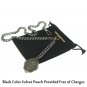Albert Chain Pocket Watch Curb Link Chain Antique Brass Initial N Fob T Bar AC84