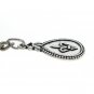 Albert Chain Silver Pocket Watch Curb Link Chain Fleur-de-lis Medal Fob T Bar 96