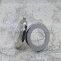 Mechanical Silver Pocket Watch Tourbillon Design Small Second Fob Chain Box P113