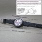 Linda Dano Multifunction Watch Japan VD57 SII Chrono Movement Date Stones Bezel