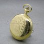 Gold Mechanical Pocket Watch FLYING SCOTSMAN Big XL 50 MM with Chain and Box C27