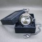 Tourbillon Mechanical Pocket Watch Silver Men Moon Phase Small Second Chain 111