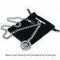 Albert Chain Pocket Watch Curb Link Chain Silver Color Plating Fob T Bar AC55