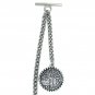 Albert Chain Pocket Watch Curb Link Chain Silver Color Life Tree Fob T Bar AC57