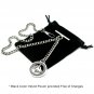 Albert Chain Pocket Watch Curb Link Chain Silver Plating Horse Fob T Bar AC56