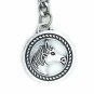 Albert Chain Pocket Watch Curb Link Chain Silver Plating Horse Fob T Bar AC56