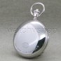 2006 Edition Silver Jack Daniels Steel Polish Men Pocket Watch Chain Wood Box 31