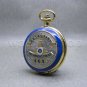 GOLD Antique US Police Badge Mens Quartz Pocket Watch Fob Chain Gift Box C45A