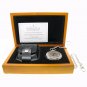 2007 Edition Soccer Celtic FC Quartz Pocket Watch Set Leather Pouch Wood Box C61