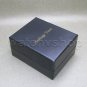 Mechanical Pocket Watch Gold Skeleton 2 sides opening with Chain and Box C25