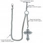 Albert Chain Pocket Watch Chain Silver Color 2 Ways Vest & Jean Fob T Bar ACT77