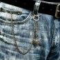 Albert Chain Pocket Watch Chain Silver Color 2 Ways Vest & Jean Fob T Bar ACT13