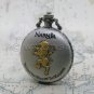 NARNIA: Lion Witch Wardrobe Pocket Watch Japan Quartz Movement Chain Gift Box 11