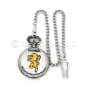 NARNIA: Lion Witch Wardrobe Pocket Watch Japan Quartz Movement Chain Gift Box 11