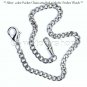 Mechanical Pocket Watch Silver Skeleton Double Hunter Men 50mm Chain and Box P39