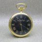 Heritage Time Mechanical Pocket Watch Gold Solid Brass Men 50 MM on Chain Box 22