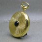 Heritage Time Mechanical Pocket Watch Gold Solid Brass Men 50 MM on Chain Box 22