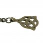Albert Chain Pocket Watch Chain Brass Color 2 Ways Vests & Jeans Fob T Bar ACT08