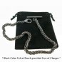 Albert Chain Pocket Watch Spiga Wheat Chain Gunmetal Black color Fob T Bar AC111