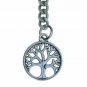 Albert Chain Pocket Watch Curb Link Chain Silver color Life Tree Fob T Bar AC104