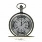 CAPTAIN JAMES COOK Memorial Silver Pocket Watch Men Gift Set Chain Pouch Box C62