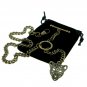 Albert Chain Pocket Watch Chain Brass Color 2 Ways Vests & Jeans Fob T Bar ACT25