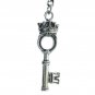 Albert Chain Silver Color Pocket Watch Curb Link Chain Key Design Fob T Bar A123