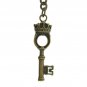 Albert Chain Pocket Watch Curb Link Chain Antique Brass Color Fob T Bar AC122