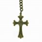 Albert Chain Pocket Watch Chain Brass Color 2 Ways Vests & Jeans Fob T Bar AT115