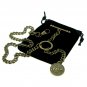 Albert Chain Pocket Watch Chain Brass Color 2 Ways Vests & Jeans Fob T Bar AT106