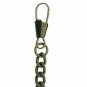 Albert Chain Pocket Watch Chain Brass Color 2 Ways Vests & Jeans Fob T Bar AT106