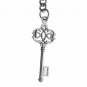 Albert Chain Pocket Watch Silver Color Curb Link Chain Antique Key Fob T Bar 135