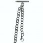 Albert Chain Stainless Steel Pocket Watch Curb Link Chain Lobster Clasp T-Bar 01